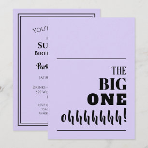 BIG 100 Invitaciones de cumpleaños