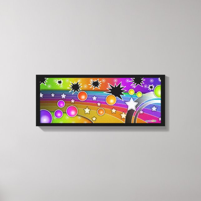 Big Bang Black Hole (largo) Lienzo envuelto (Anverso)