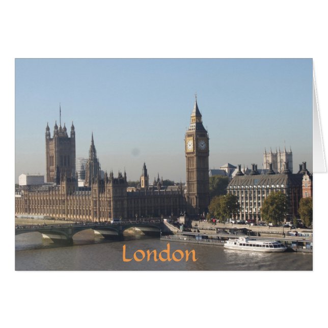 Big Ben, Londres Inglaterra (Anverso (Horizontal))