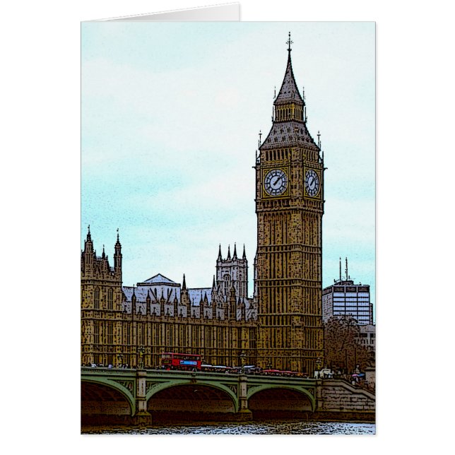 Big Ben, Palacio de Westminster, Londres, Reino Un (Frente)