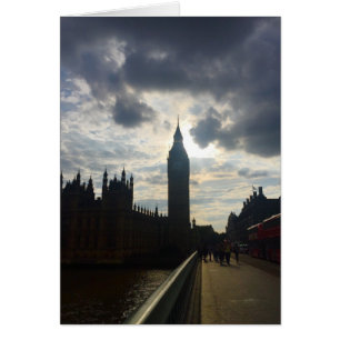 Big Ben Westminster Londres Reino Unido Sunset