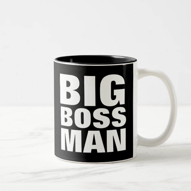 BIG BOSS MAN, graciosas tazas de café para él (Derecha)