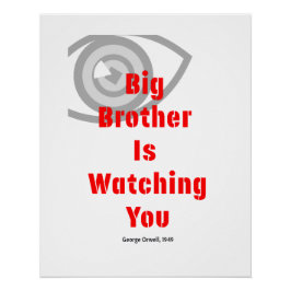 Big Brother Watch Poster — Minimal Type