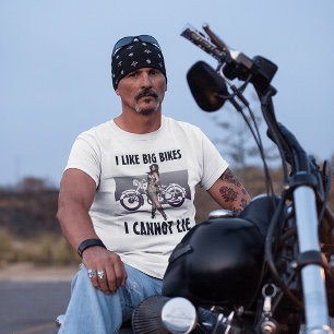BIG BUTT BG BIKES Motocicleta Biker Camisetas FUNN