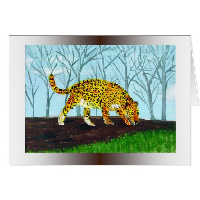 Big Cat Art Jaguar (Anverso (Horizontal))