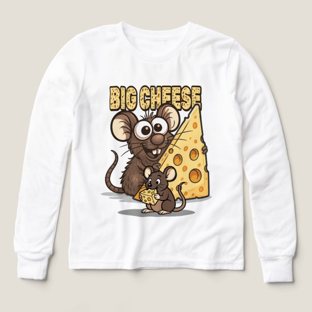 BIG CHEESE Quote – Fun Bold Humor and Confidence (Diseño frontal)