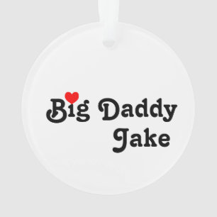 Big Daddy con adorno de corazón rojo