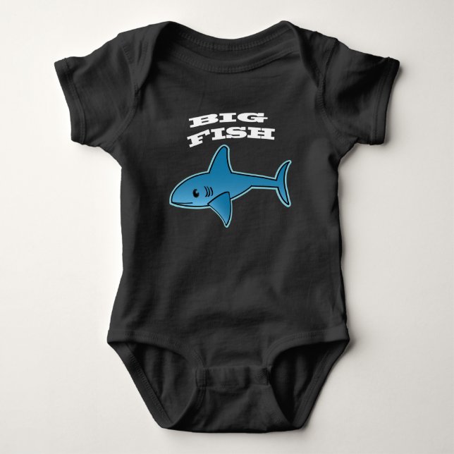 Big Fish - Baby Jersey Bodysuit (Anverso)