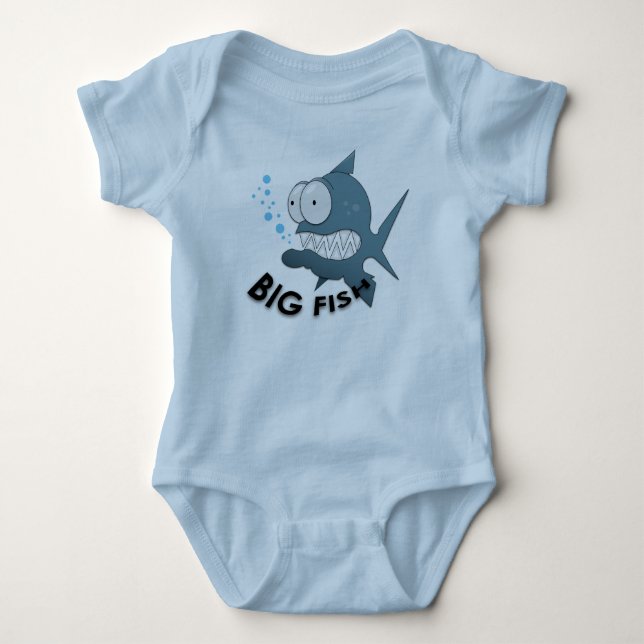 Big Fish - Baby Jersey Bodysuit (Anverso)
