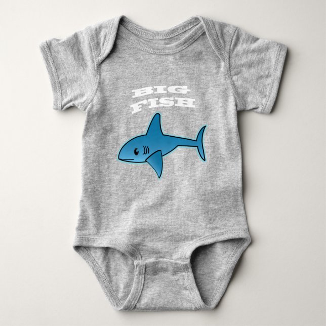 Big Fish - Baby Jersey Bodysuit (Anverso)