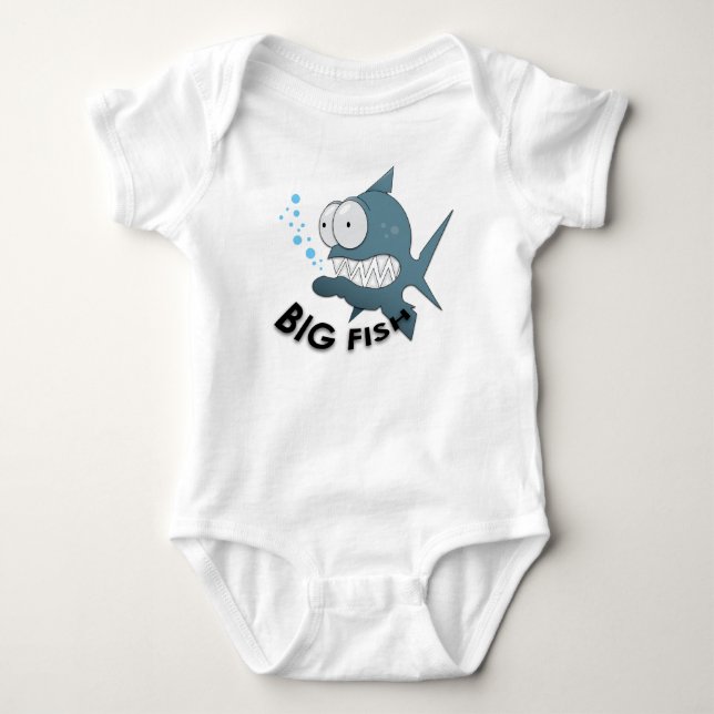 Big Fish - Baby Jersey Bodysuit (Anverso)