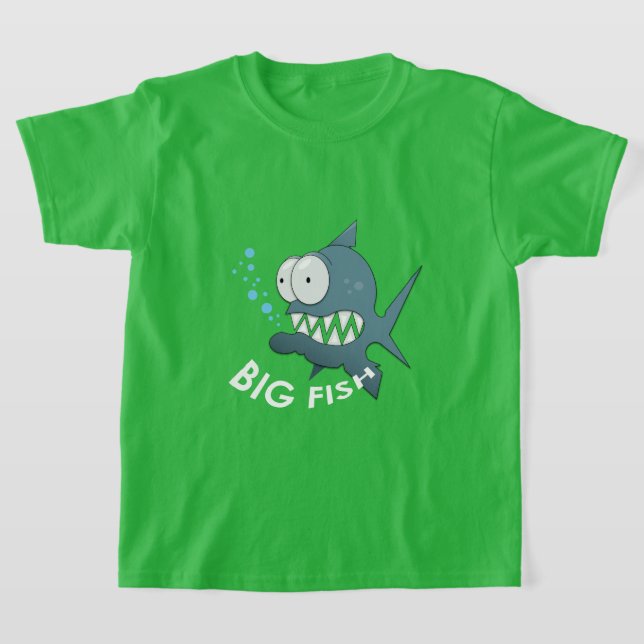 Big Fish - Camiseta básica para niños (Distribución)