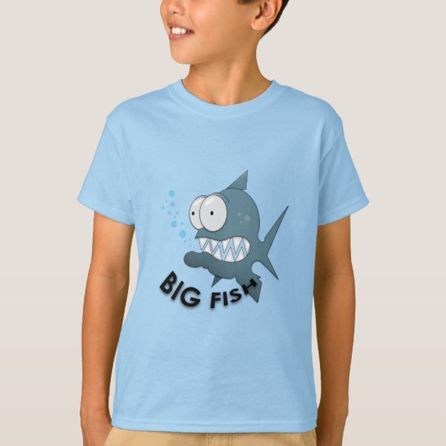 Big Fish - Camiseta básica para niños (Anverso)