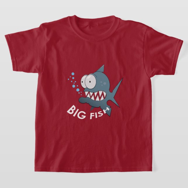 Big Fish - Camiseta básica para niños (Distribución)