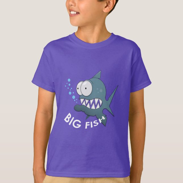 Big Fish - Camiseta básica para niños (Anverso)