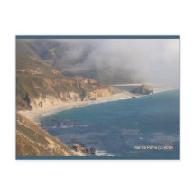 Big Sur Rocky Beach | Tarjeta postal Blue Beach So