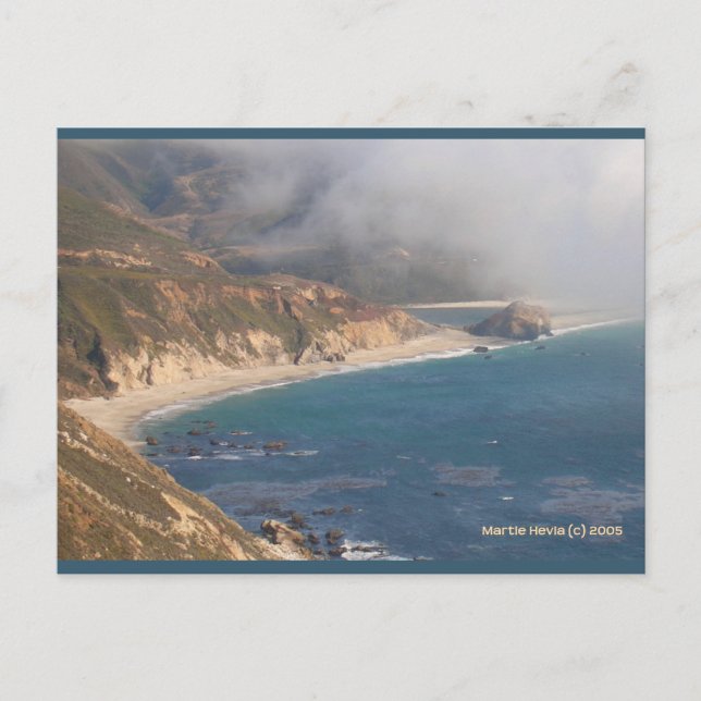 Big Sur Rocky Beach | Tarjeta postal Blue Beach So (Anverso)