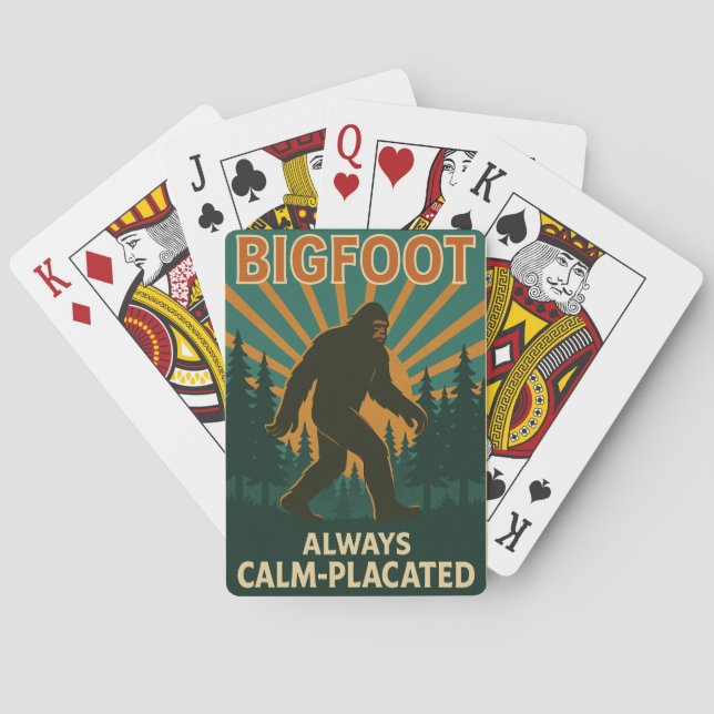 Bigfoot – Cartas de juego siempre tranquilas (Reverso)