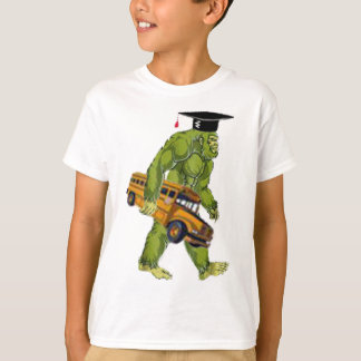 Bigfoot divertido de nuevo al regalo de la camisa