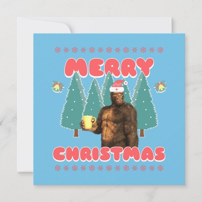 Bigfoot Divertido - Feliz Navidad (Anverso)
