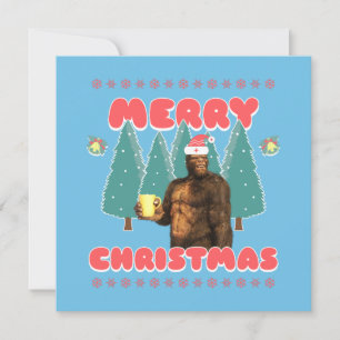 Bigfoot Divertido - Feliz Navidad