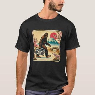 Bigfoot en Japón – Camiseta Retro de los 80