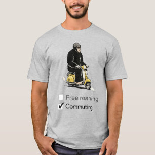 Bigfoot en su camiseta de scooter