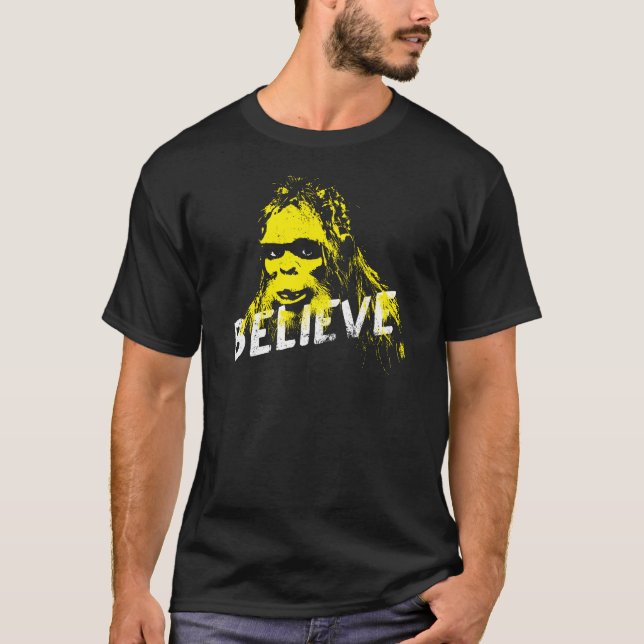 Bigfoot/Sasquatch cree la camiseta (Anverso)
