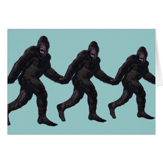 Bigfoot Sasquatch Yetti (Anverso (Horizontal))