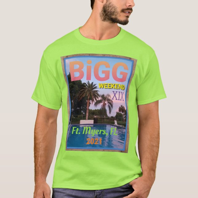 BiGG Weekend XIX camiseta (Anverso)