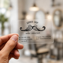 Bigote dibujado a mano único transparente