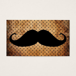Bigote negro divertido