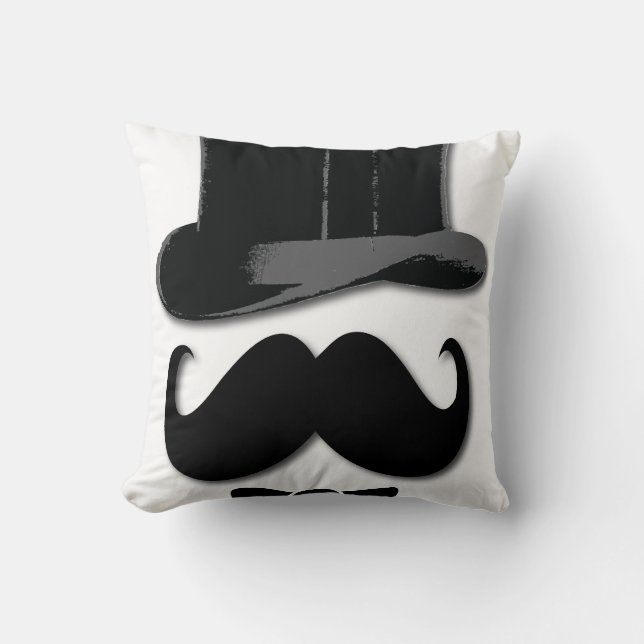 bigote, sombrero de copa y arco - ate la almohada (Anverso)