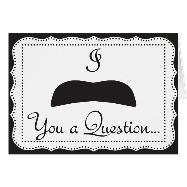 Bigote usted una pregunta (Anverso (Horizontal))