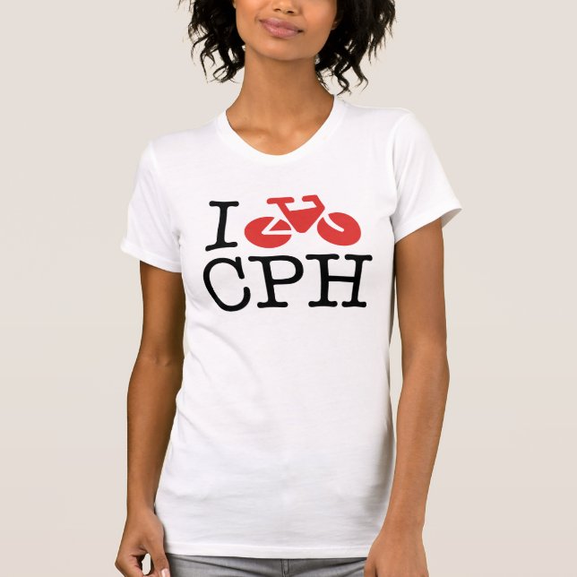 Bike la camisa para mujer de CPH (Anverso)