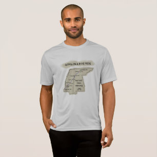 Bike la camiseta del rastro de Natchez