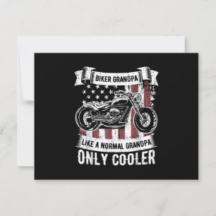 Biker Abuelo Moda Motocicletas Amantes de Motocicl