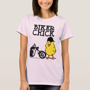 BIKER CHICK, camisetas para motocicletas para dama