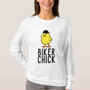 BIKER CHICK, camisetas para motocicletas para dama
