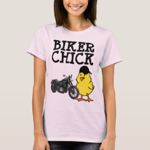 BIKER CHICK, camisetas para motocicletas para dama