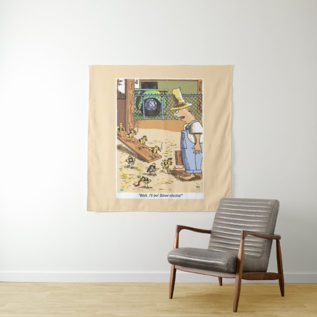 Biker Chicks tapiz de caqui (In situ)
