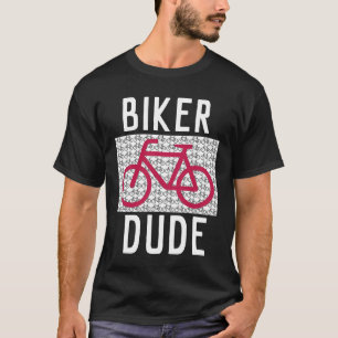 BIKER DUDE MENS Camisetas BIKE