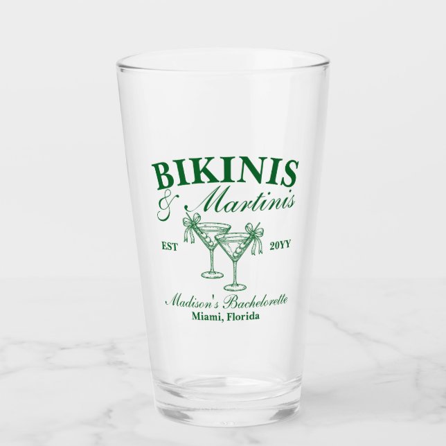 Bikinis Personalizados y Martinis para Despedida d (Anverso)