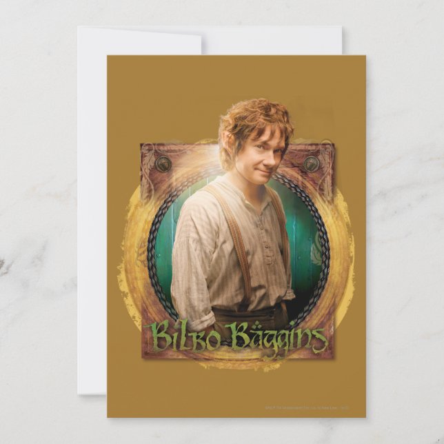 BILBO BAGGINS™ Character with Name (Anverso)