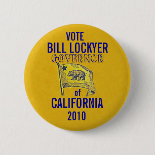 Bill 2010 Lockyer para el botón del gobernador