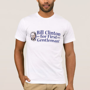 Bill Clinton para la primera camisa del caballero