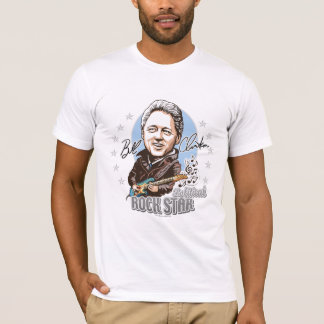 ¡Bill Clinton Rockstar político! Camisa