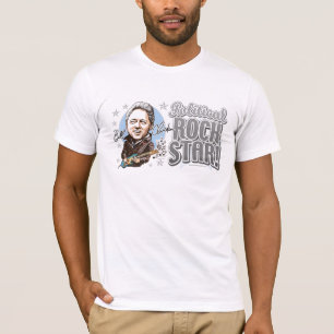 ¡Bill Clinton Rockstar político! Camisa