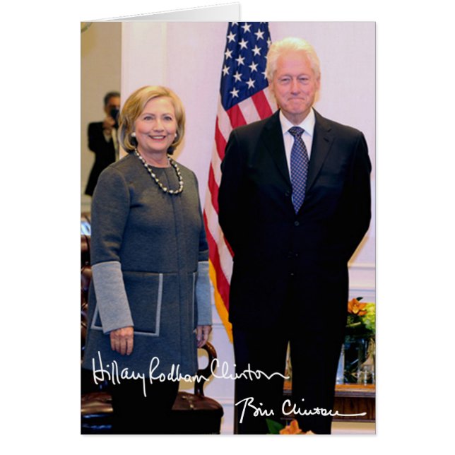 Bill y Hillary Clinton (Frente)