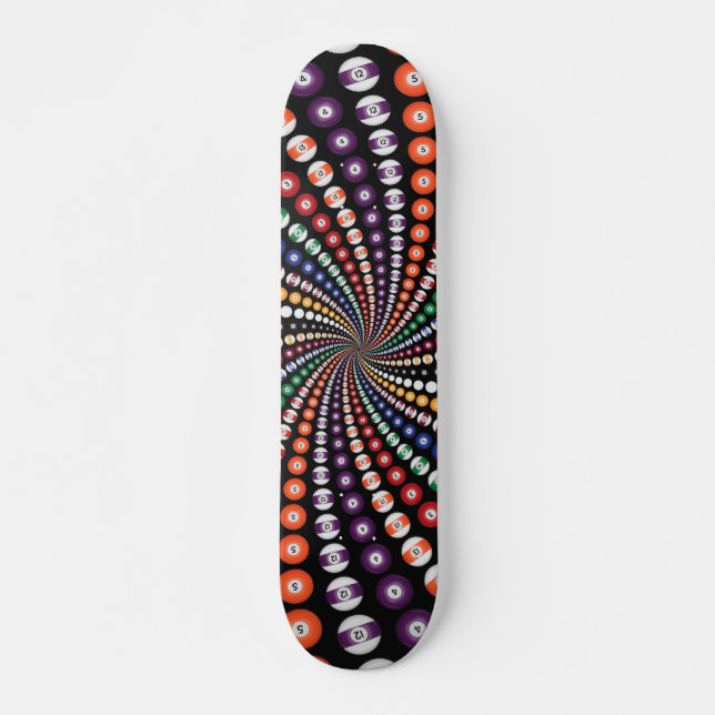Billar / Bolas de billar Espiral: Skateboard (Anverso )